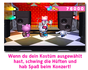 Wenn du dein Kostüm ausgewählt hast, schwing die Hüften und hab Spaß beim Konzert!